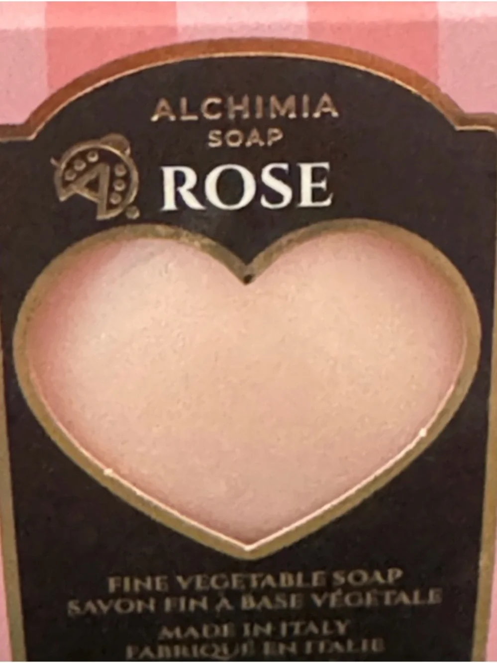 Alchimia Rose Heart Soap Trio